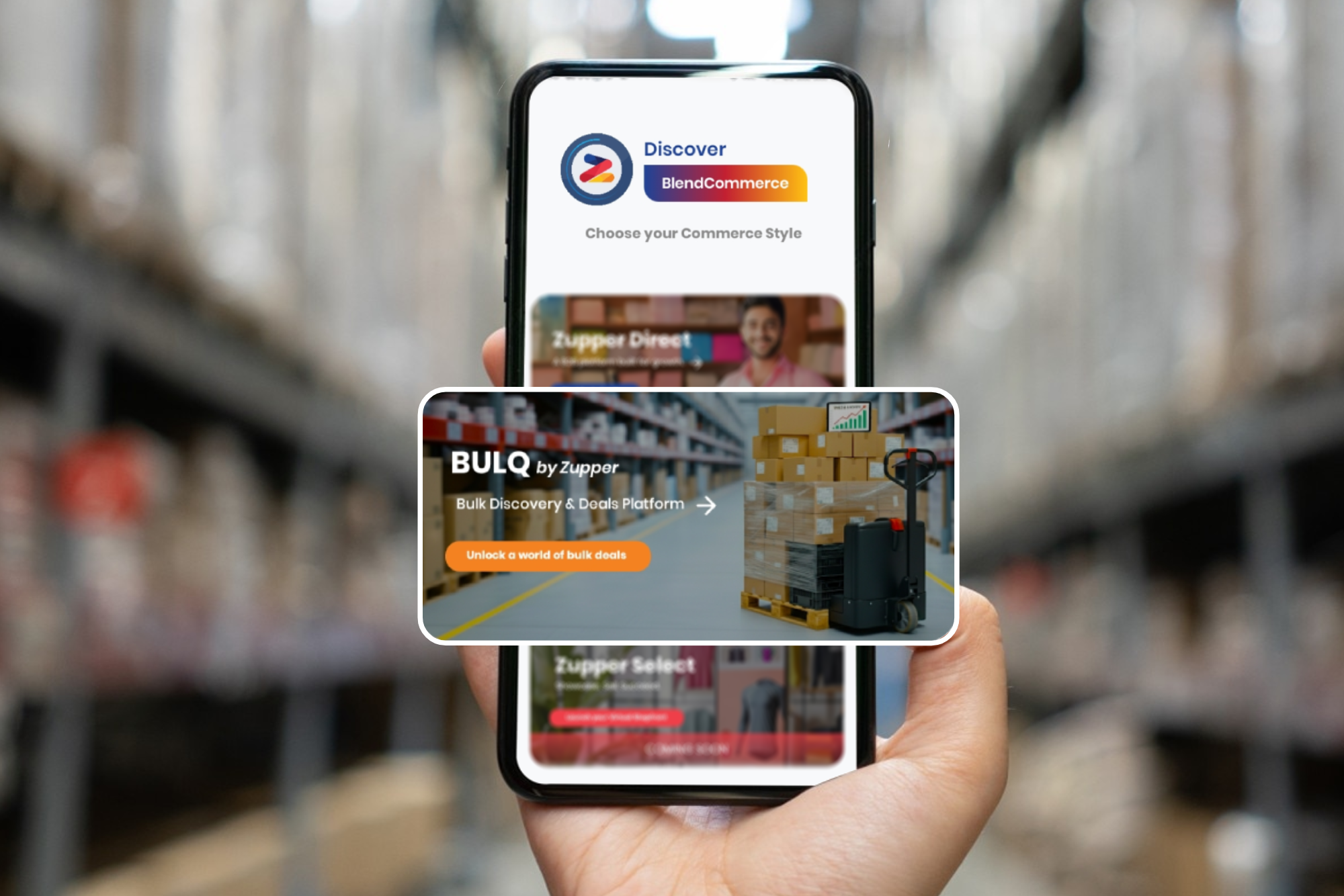 Modern warehouse with pallets, cartons and scanners